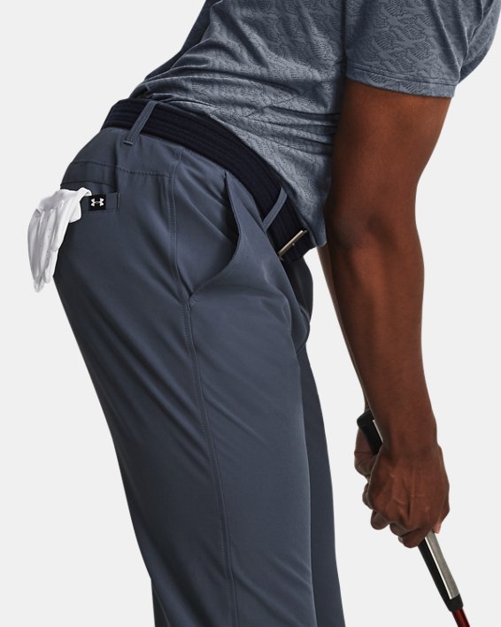 Men's UA Drive Tapered Pants, Gray, pdpMainDesktop image number 4